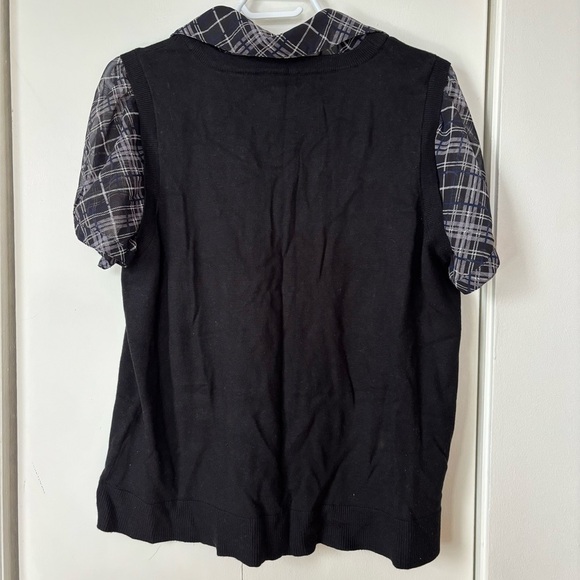 🎉4/30$🎉 Vintage Preppy Layered Top – Size 2X Petite - Picture 3 of 3